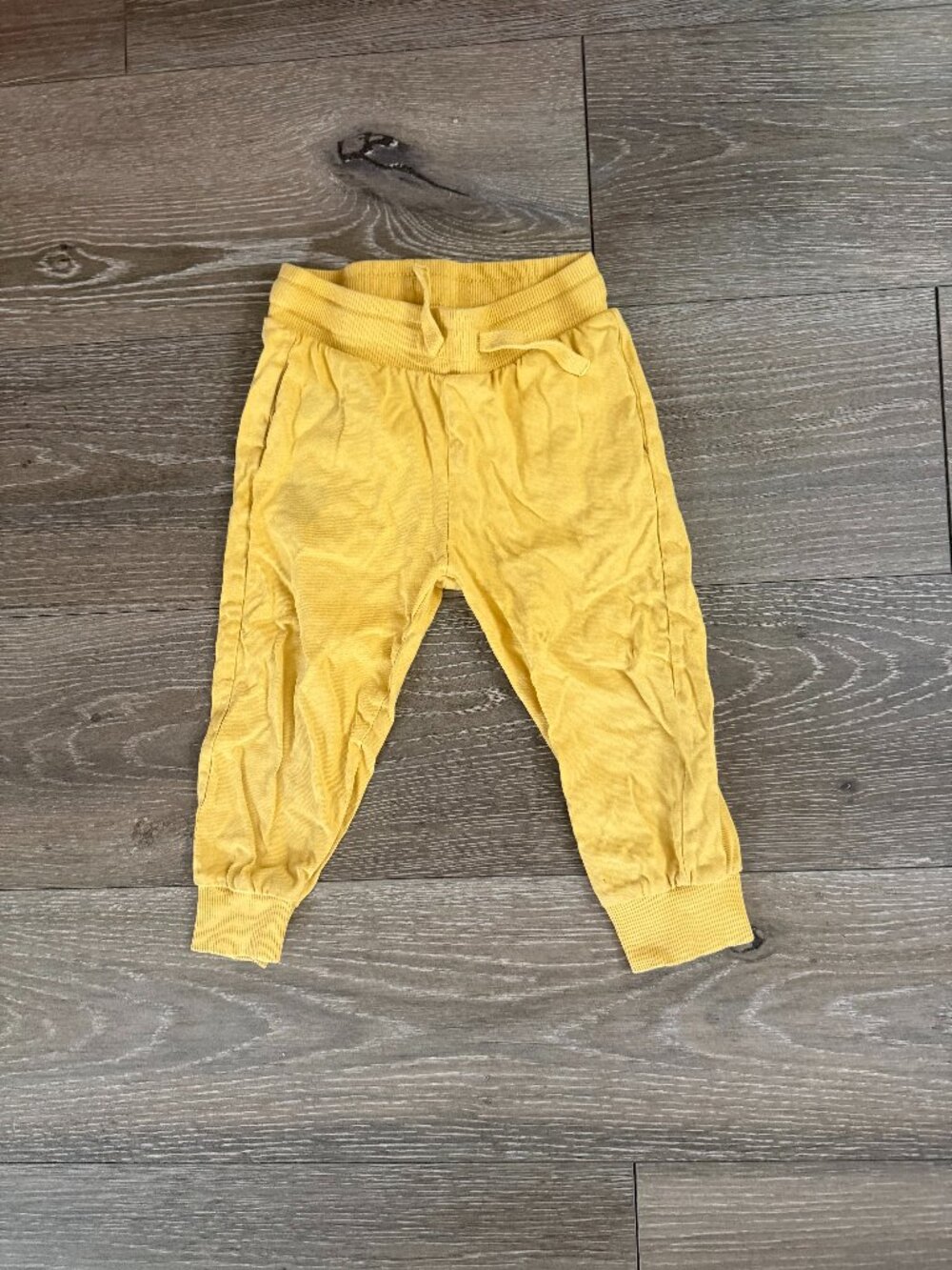 H&M Boys Yellow Jogger Sweatpants Size 2T